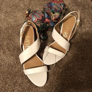 calvin klein lancy dress sandals